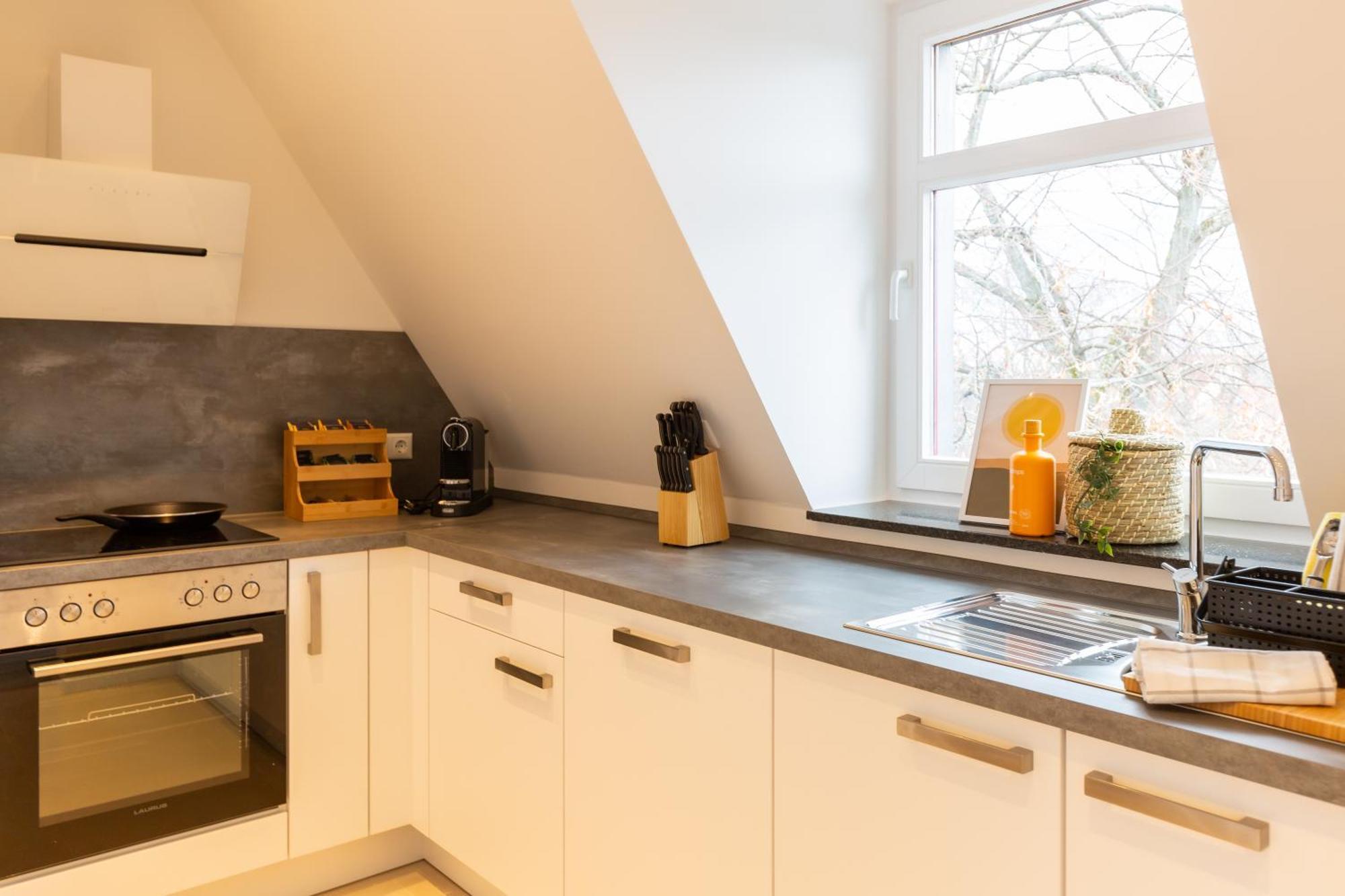 Soulscape Apartments Zwickau Kompakter Loft-Wohnraum Mit Lift Direkt In Die Wohnung, Modern, Zentrumsnah, Gratis Wifi Exterior photo